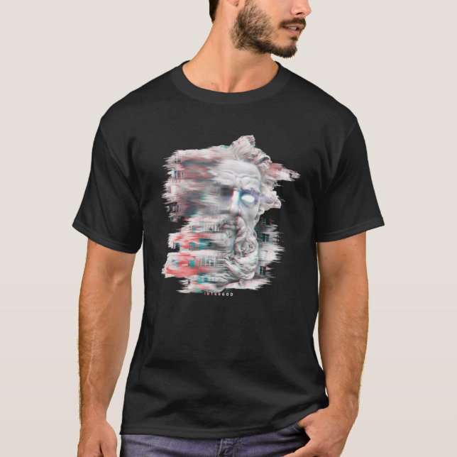 ZEUS INTERNETTS GUD MODERN T SHIRT (Framsida)