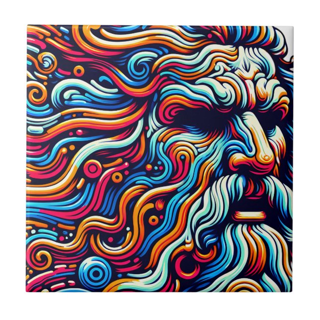 ZEUS KAKELPLATTA (Framsidan)