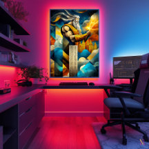 Zeus - Kubistisk Minimalistisk Legend - Gudarnas K