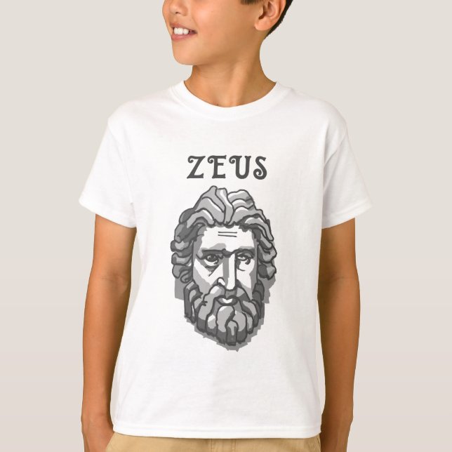 Zeus, Kung i de olympiska gudarna T Shirt (Framsida)