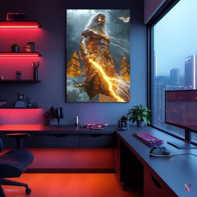 Zeus, Kung i Himmel - Thunders Gud Poster (Skapare uppladdad)