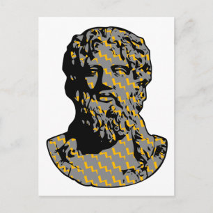 Zeus marble statue vykort