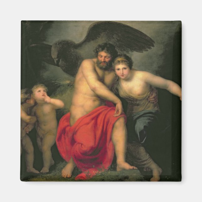 Zeus och Hera på berget Ida, 1775 Magnet (Framsidan)