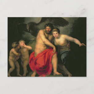 Zeus och Hera på berget Ida, 1775 Vykort