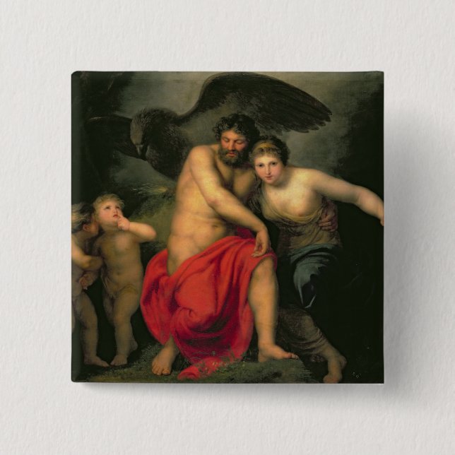 Zeus och Hera på monteringen Ida, 1775 Knapp (Framsida)