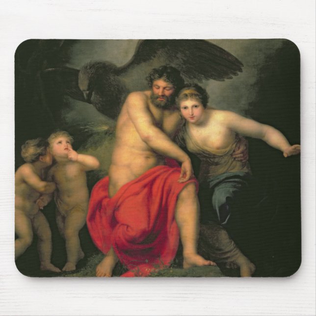 Zeus och Hera på monteringen Ida, 1775 Musmatta (Framsidan)