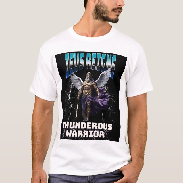 Zeus Unleaschad T Shirt (Framsida)