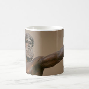 Zeusen brons statyn i Athens Grekland Kaffemugg