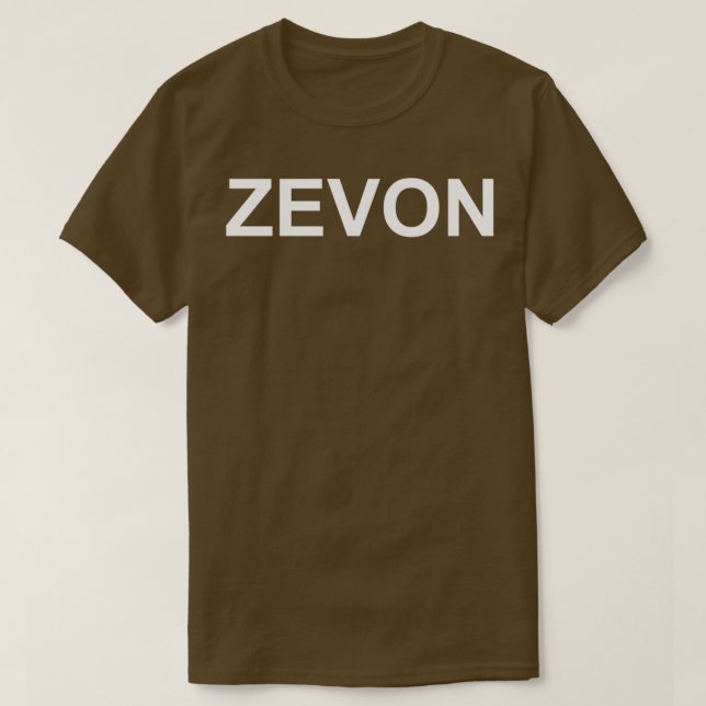 ZEVON T SHIRT (Design framsida)