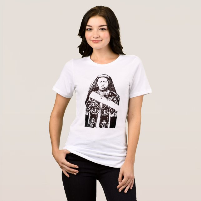Zewditu etiopian Queen T Shirt (Framsida Full)