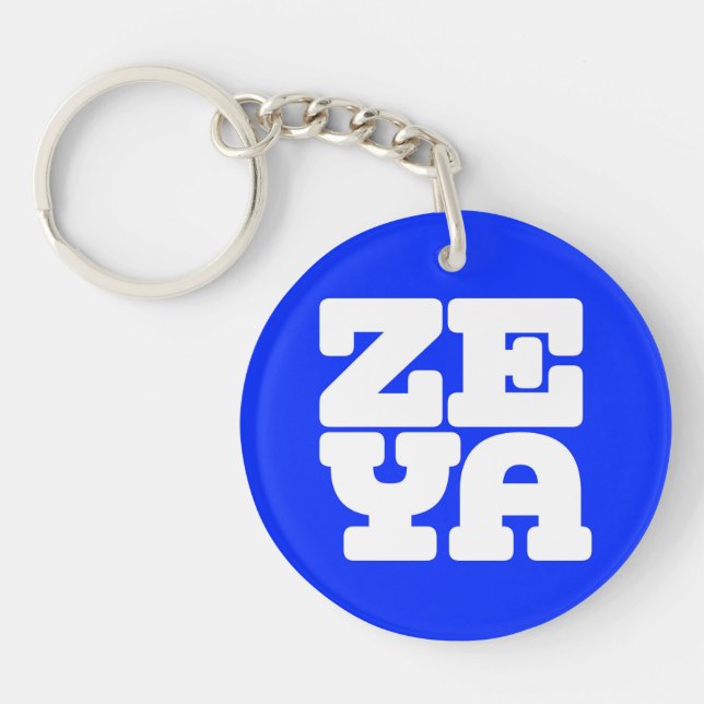 Zeya Comedy Acrylic Keychain (Framsidan)