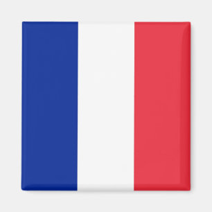 zFR001-FLAGGA Fransk, Frankrike, Fridge Magnet