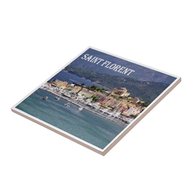 zFR009 SAINT FLORENT, Corsica Corse, Kakelplatta (Sidan)