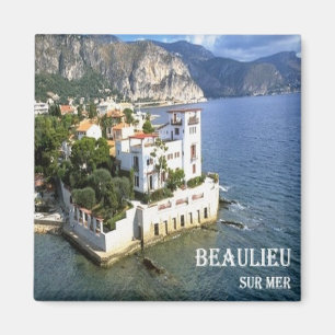 zFR0104 BEAULIEU SOR MER-BELLUOGO, Fransk Riviera, Magnet