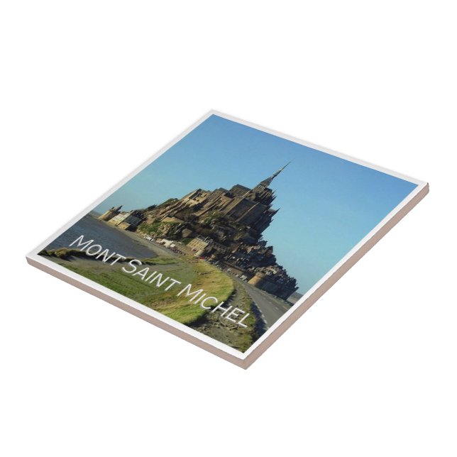 zFR027 MONT SAINT-MICHEL, Normandie Kakelplatta (Sidan)