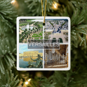 zFR042 VERSAILLES The Palace, Frankrike, Julgransprydnad Keramik