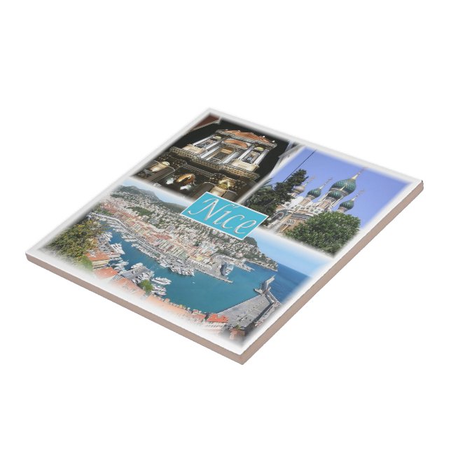 zFR043 NICE, Provence, Frankrike Kakelplatta (Sidan)