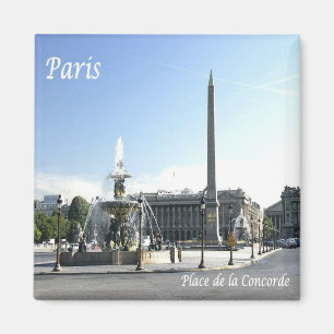 zFR050 PARIS, Ställe de la Concorde, Fridge Magnet