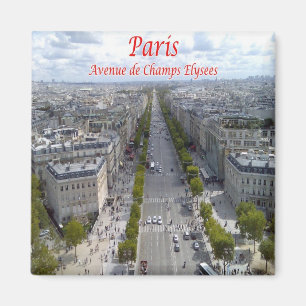 zFR063 CHAMPS-ELYSÉES, Paris, Frankrike, Fridge Magnet