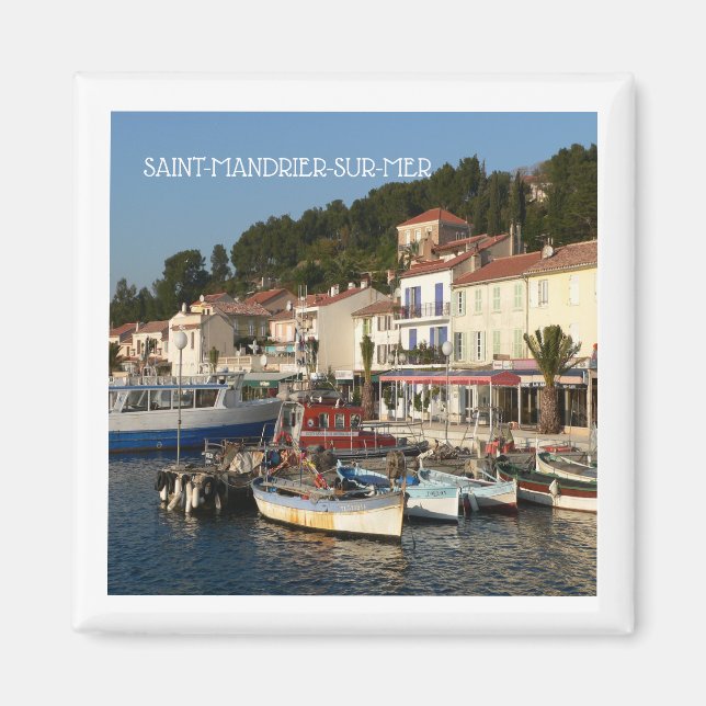 zFR072 SAINT-MANDRIER-SOR-MER, Fransk Riviera, Magnet (Framsidan)