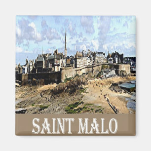 zFR081 SAINT MALO, Fransk Riviera, Frankrike, Frid Magnet
