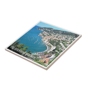 zFR083 VILLEFRANCHE SOR MER Fransk Riviera, Kakelplatta
