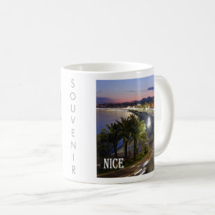 zFR085 NICE NIZZA Fransk Riviera, Frankrike, Kaffemugg