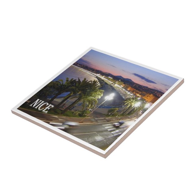 zFR085 NICE NIZZA Fransk Riviera, Frankrike, Kakelplatta (Sidan)