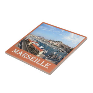 zFR087 MARSEILLE MARS, Fransk Riviera Kakelplatta