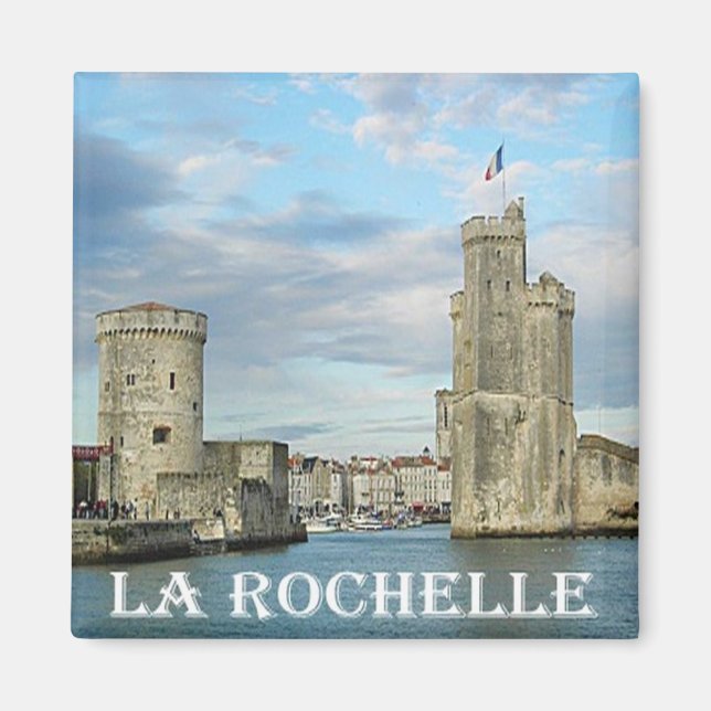 zFR091 LA ROCHELLE, Fransk Riviera, Frankrike, Fri Magnet (Framsidan)