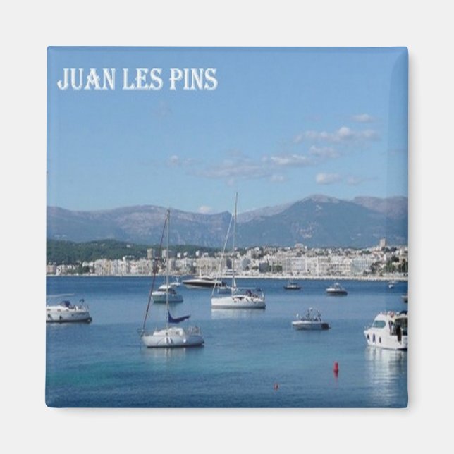 zFR093 JUAN LES STIFT, Fransk Riviera, Fridge Magnet (Framsidan)