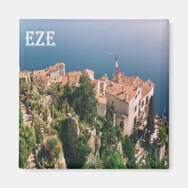 zFR096 EZE EZA, Fransk Riviera, Frankrike, Fridge Magnet (Framsidan)