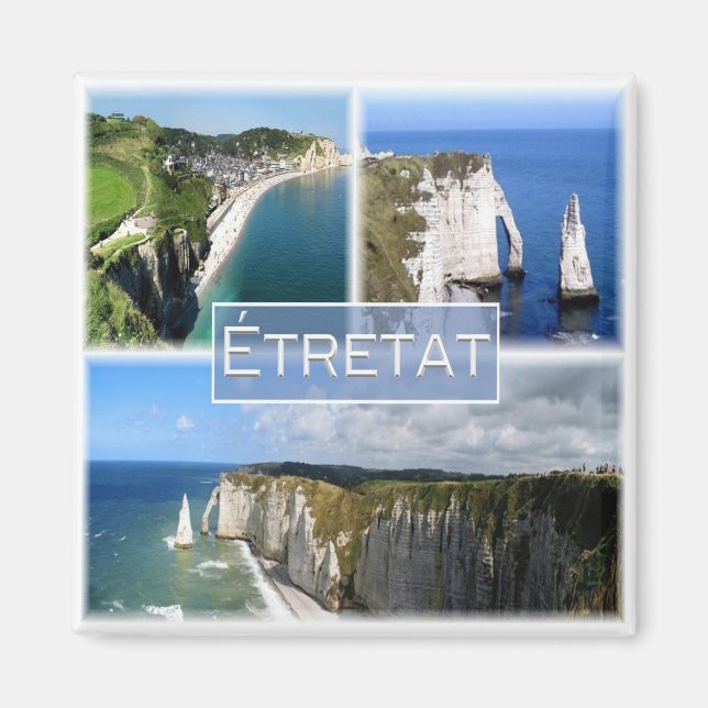 zFR101 ETRETAT Normany, Fridge Magnet (Framsidan)
