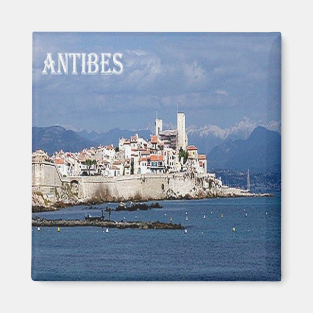 zFR107 ANTIBES Fransk Riviera, Frankrike, Fridge Magnet (Framsidan)