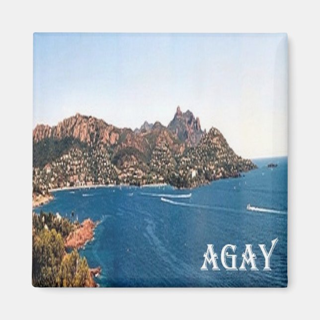 zFR108 AGAY Fransk Riviera, Frankrike, Fridge Magnet (Framsidan)