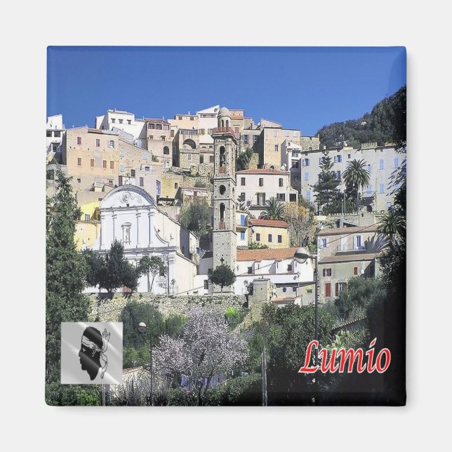 zFR112 LUMIO Korsika, Fridge Magnet (Framsidan)