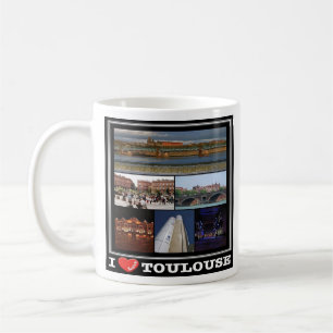 zFR137 TOULOUSE ’I Kärlek’, Frankrike, Kaffemugg