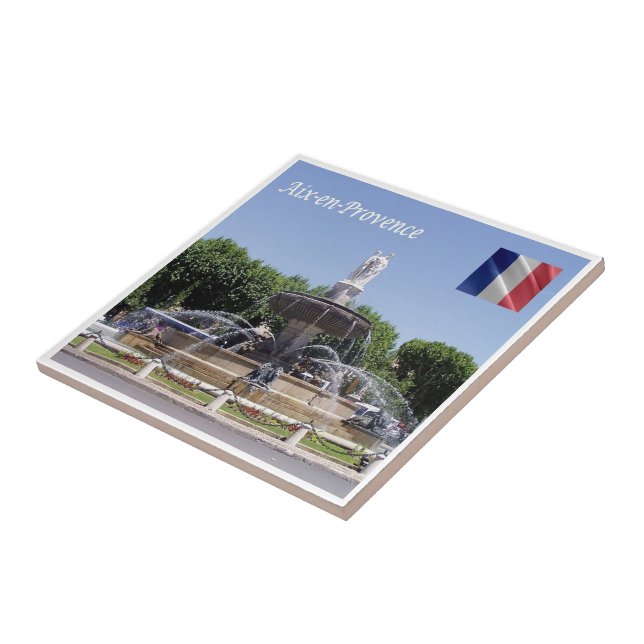 zFR141 AIX EN PROVENCE, Frankrike, Kakelplatta (Sidan)