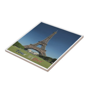 zFR150 EIFFEL TORN, Paris, Frankrike, Kakelplatta
