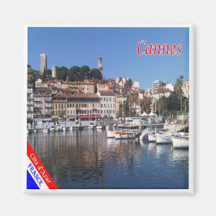 zFR151 KANNES, Fransk Riviera, Frankrike, Fridge M Magnet