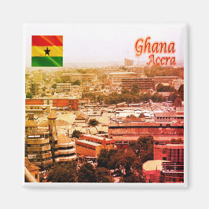 zGH003 ACCRA North, Ghana, Afrika, Fridge Magnet