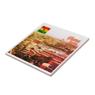 zGH003 ACCRA North, Ghana, Afrika Kakelplatta