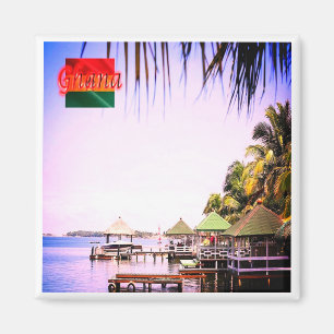 zGH005 GHANA, Kusten, Afrika, Fridge Magnet