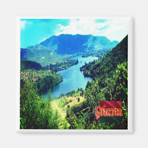 zGH006 GHANA, Volta Sjö, Afrika, Fridge Magnet