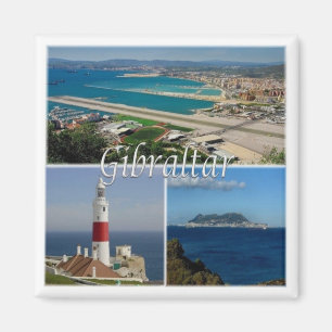 zGI003 GIBRALTAR The Lighthouse, Europa, Fridge Magnet