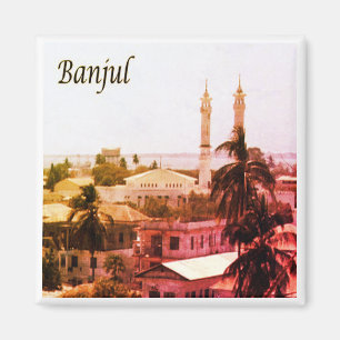 zGM004 BANJUL, Gambia, Afrika, Fridge Magnet