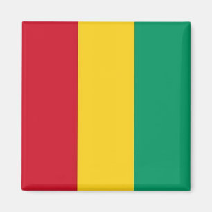 zGN001 GUINEA-FLAGGA, Afrika, Fridge Magnet