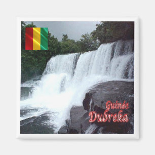 zGN005 DUBREKA FALLS, Guinea, Afrika, Fridge Magnet
