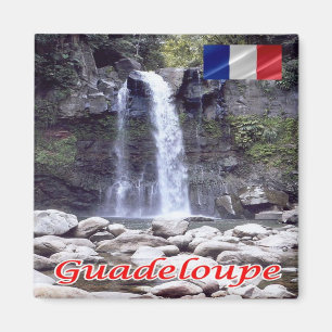 zGP005 GUADELOUPE, Carbet Falls, Amerika, Fridge Magnet