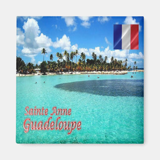 zGP009 SAINTE ANNE BEACH, Guadeloupe, Fridge Magnet